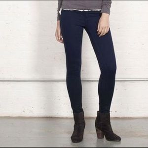 Rag & Bone Navy / Black Dark Rinse Ombre Jeggings